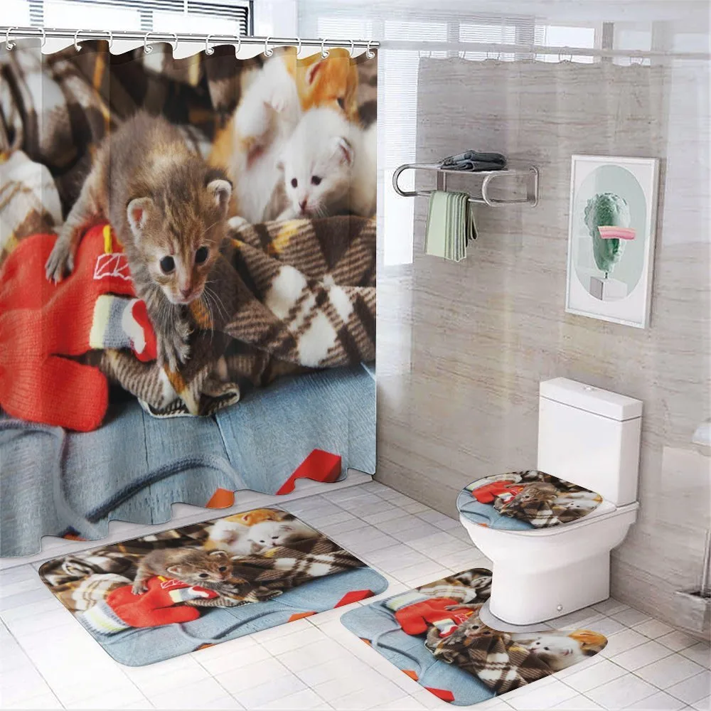 Kittens Mittens Baby Toys 4-Piece Bathroom Set product video