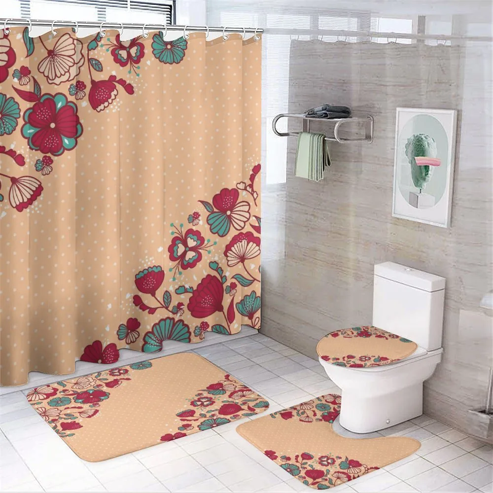 Nostalgic Polka Dots — 4-Piece Bathroom Set preview