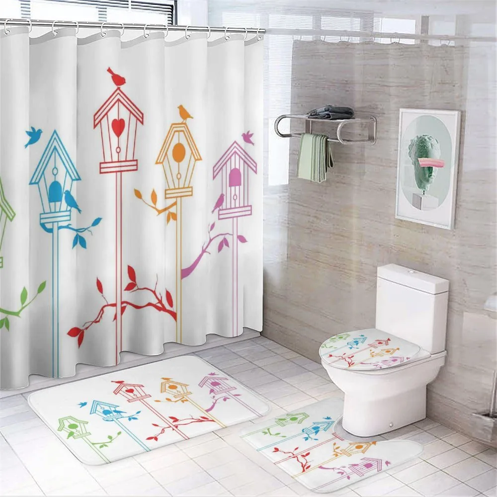 Flying Bird Nest Roof — 4-Piece Bathroom Set preview