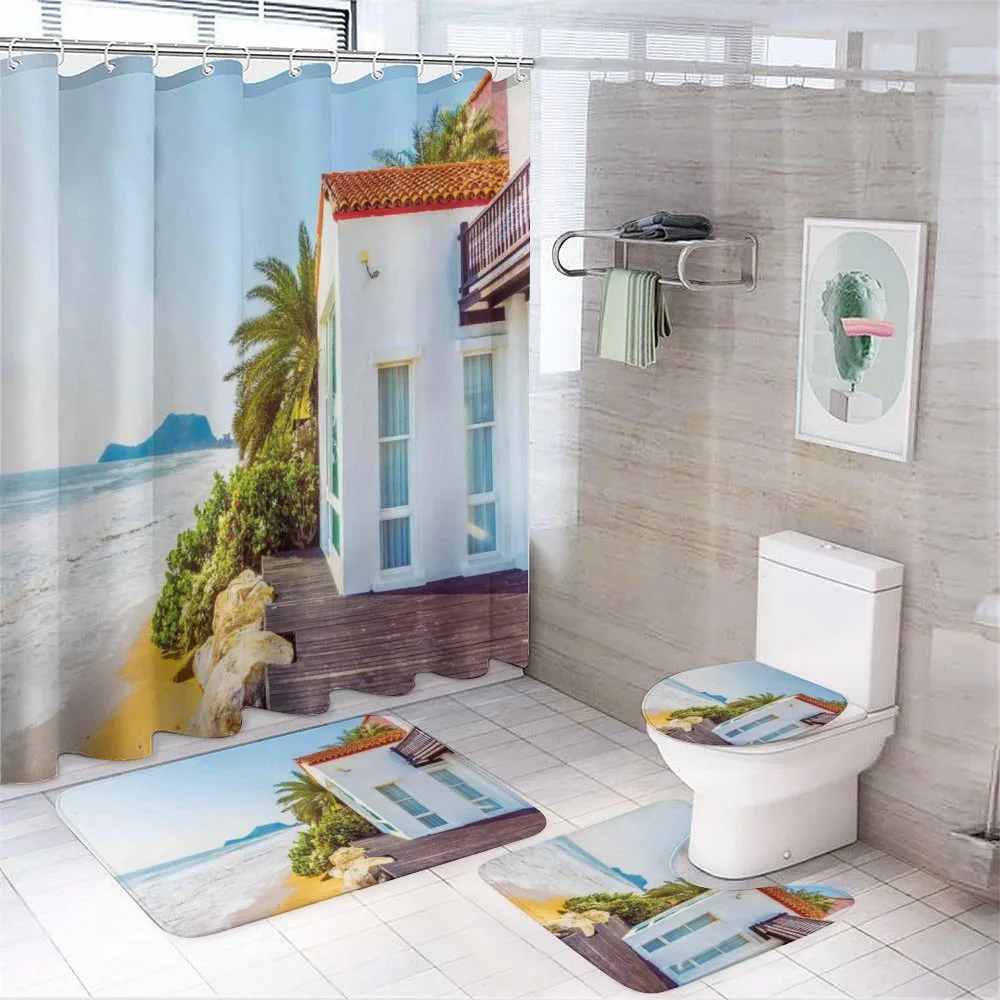Home Porch View Moroccan — 4-Piece Bathroom Set preview