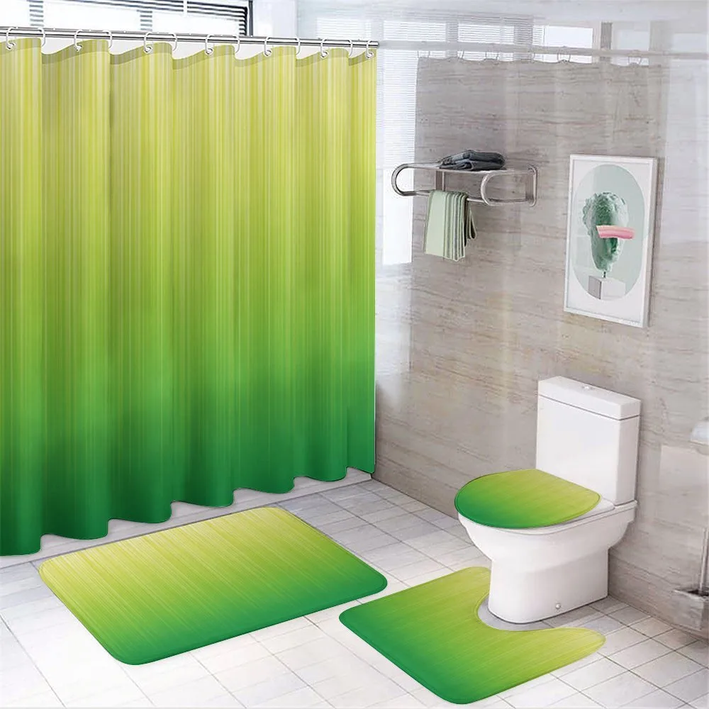 Striped Futuristic — 4-Piece Bathroom Set preview