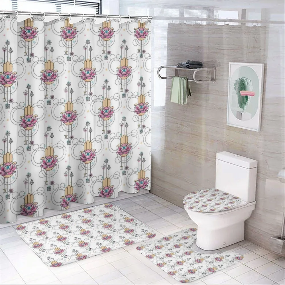 All Seeing Eye Ethnic — 4-Piece Bathroom Set preview