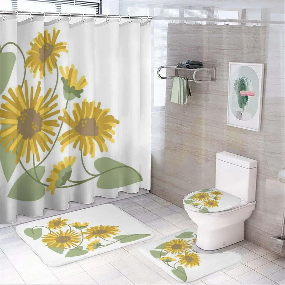 Bedding Plants Artwork — 4-Piece Bathroom Set preview