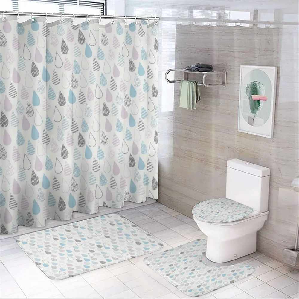 Droplets 4-Piece Bathroom Set product video