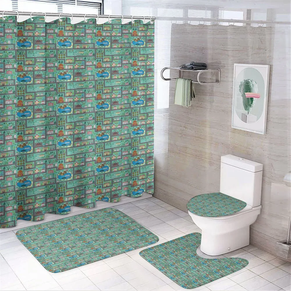 Lively Town 4-Piece Bathroom Set product video