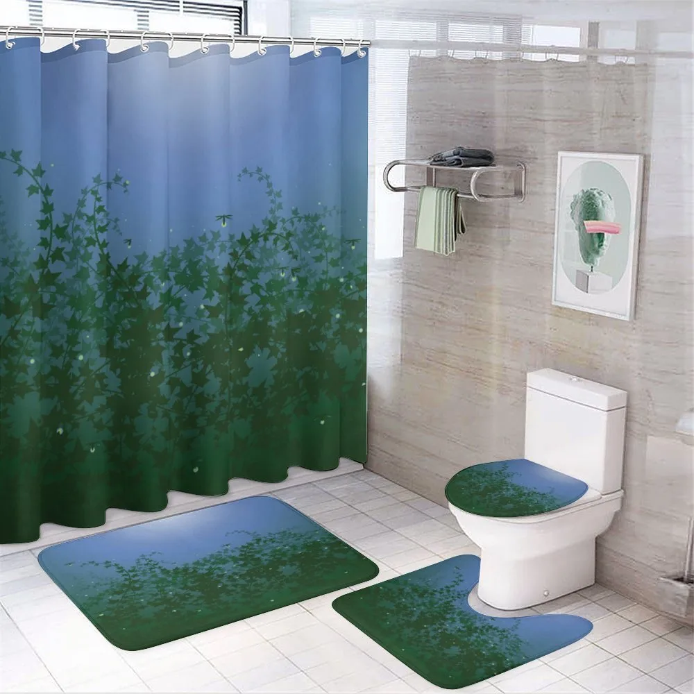 Nature Forest Spring Image — 4-Piece Bathroom Set preview