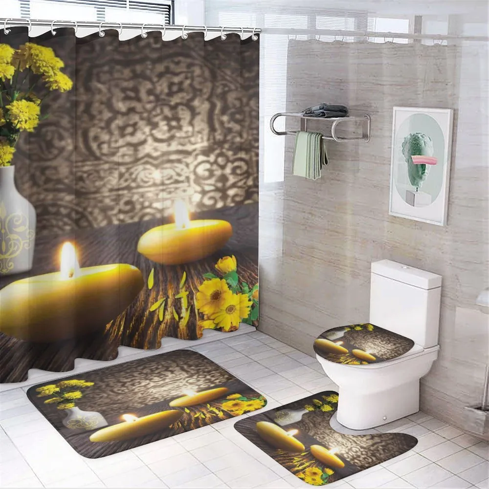 Oriental Meditative Candles — 4-Piece Bathroom Set preview