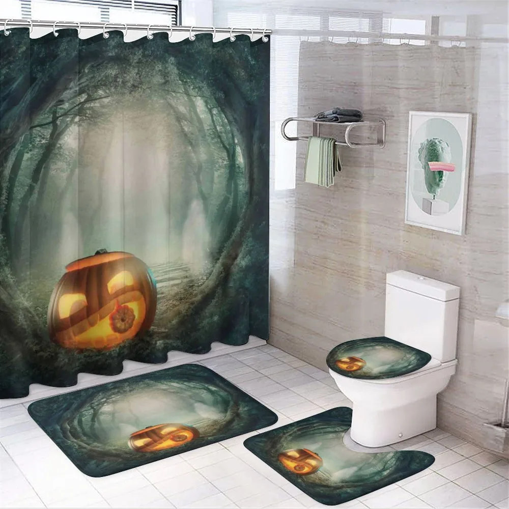 Pumpkin Enchanted Forest — 4-Piece Bathroom Set preview