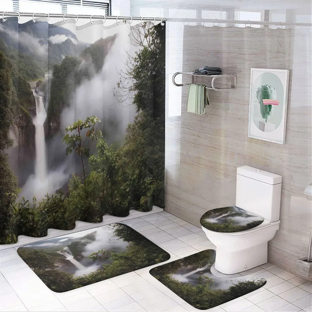 San Rafael Waterfalls 4-Piece Bathroom Set product video
