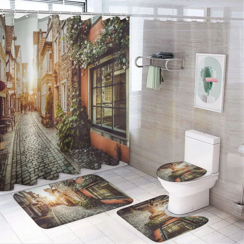Scenes from Europe Vintage — 4-Piece Bathroom Set preview