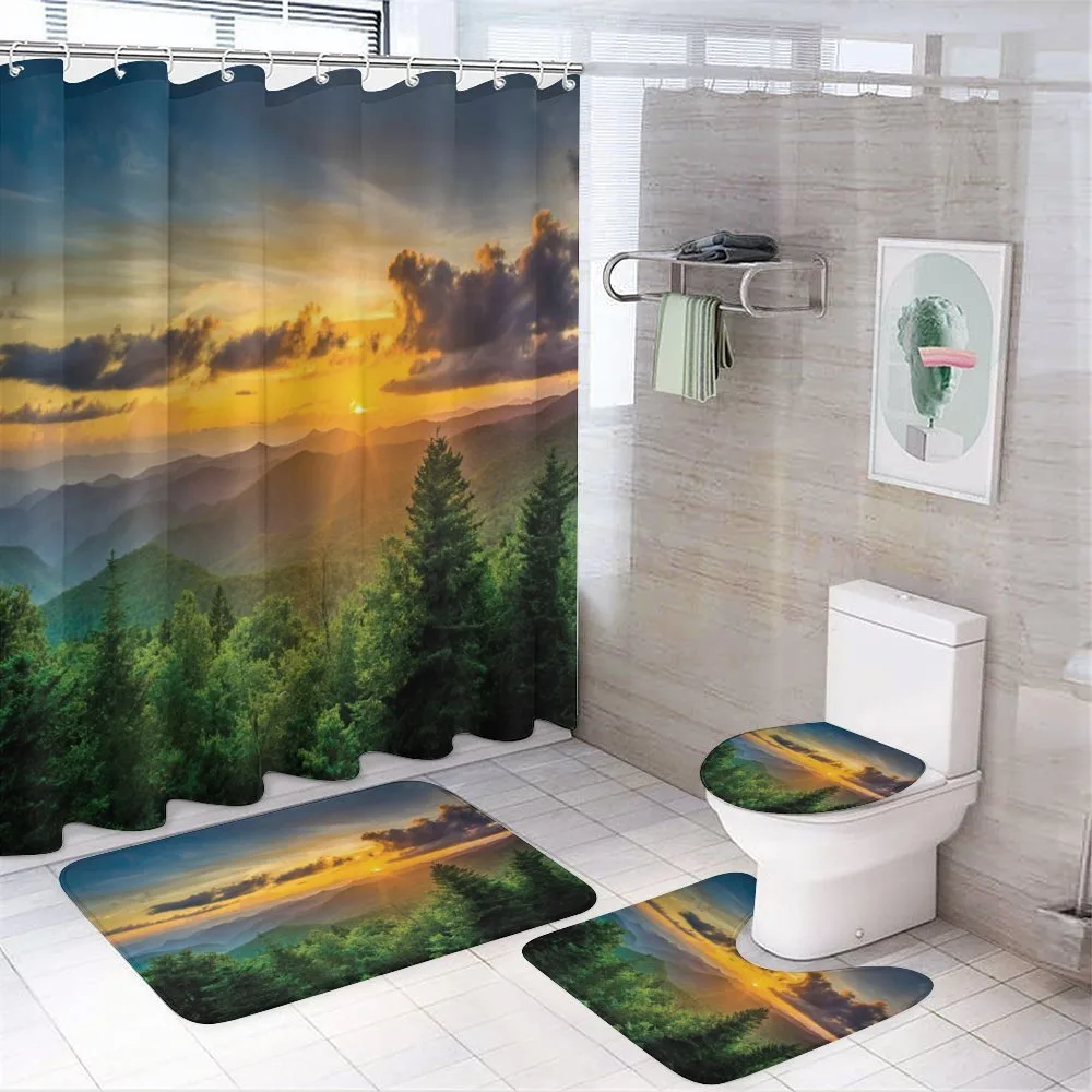 Sunset Hills Panorama 4-Piece Bathroom Set product video