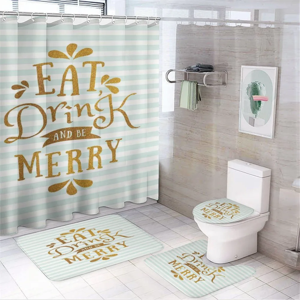 Xmas Greeting — 4-Piece Bathroom Set preview