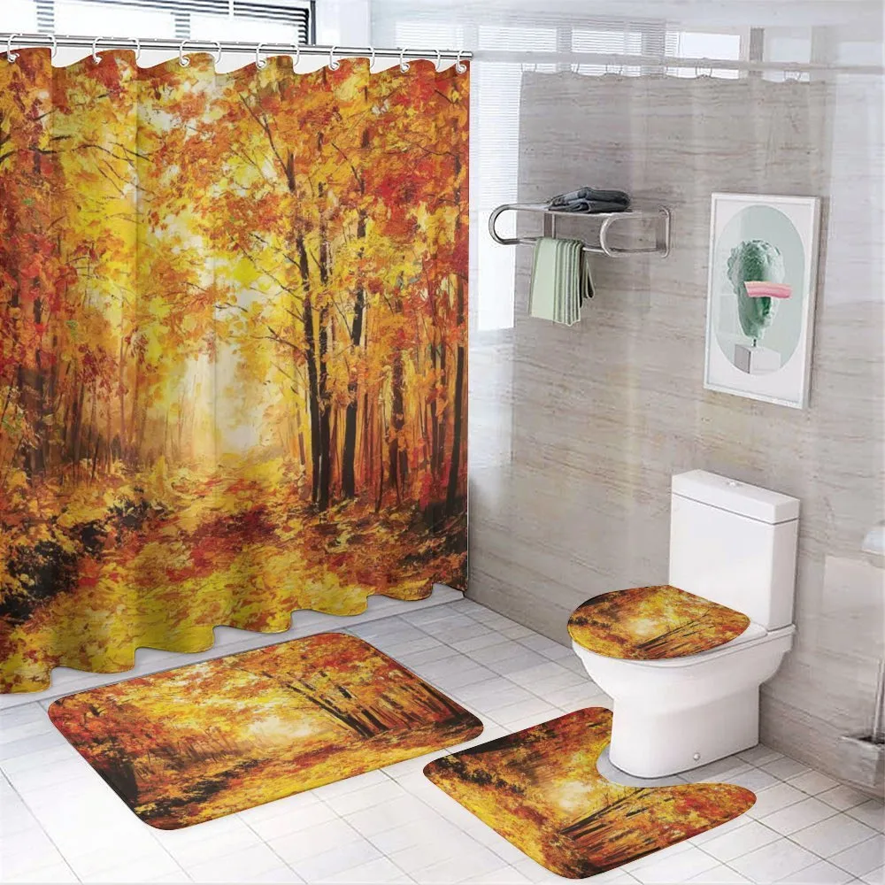 Autumn in Relax Forest — 4-Piece Bathroom Set preview