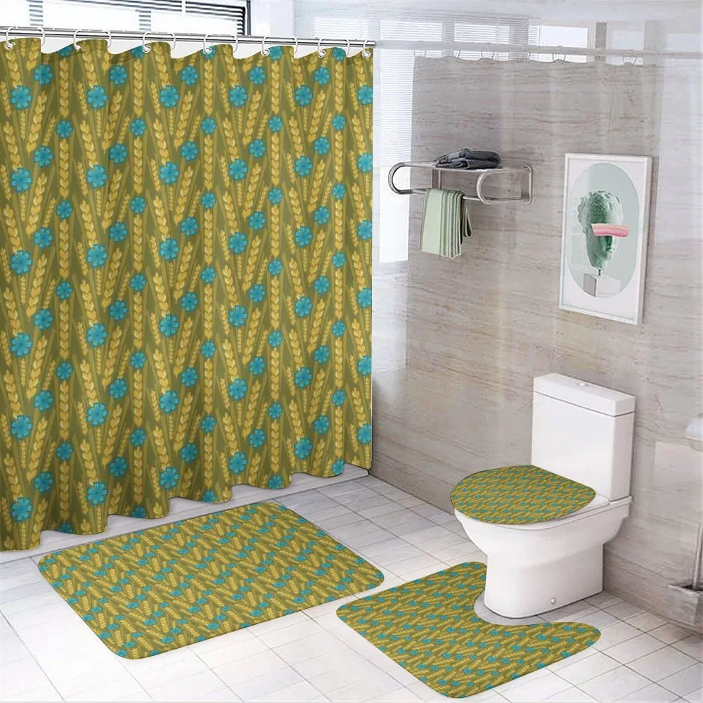 Autumn Wheat — 4-Piece Bathroom Set preview