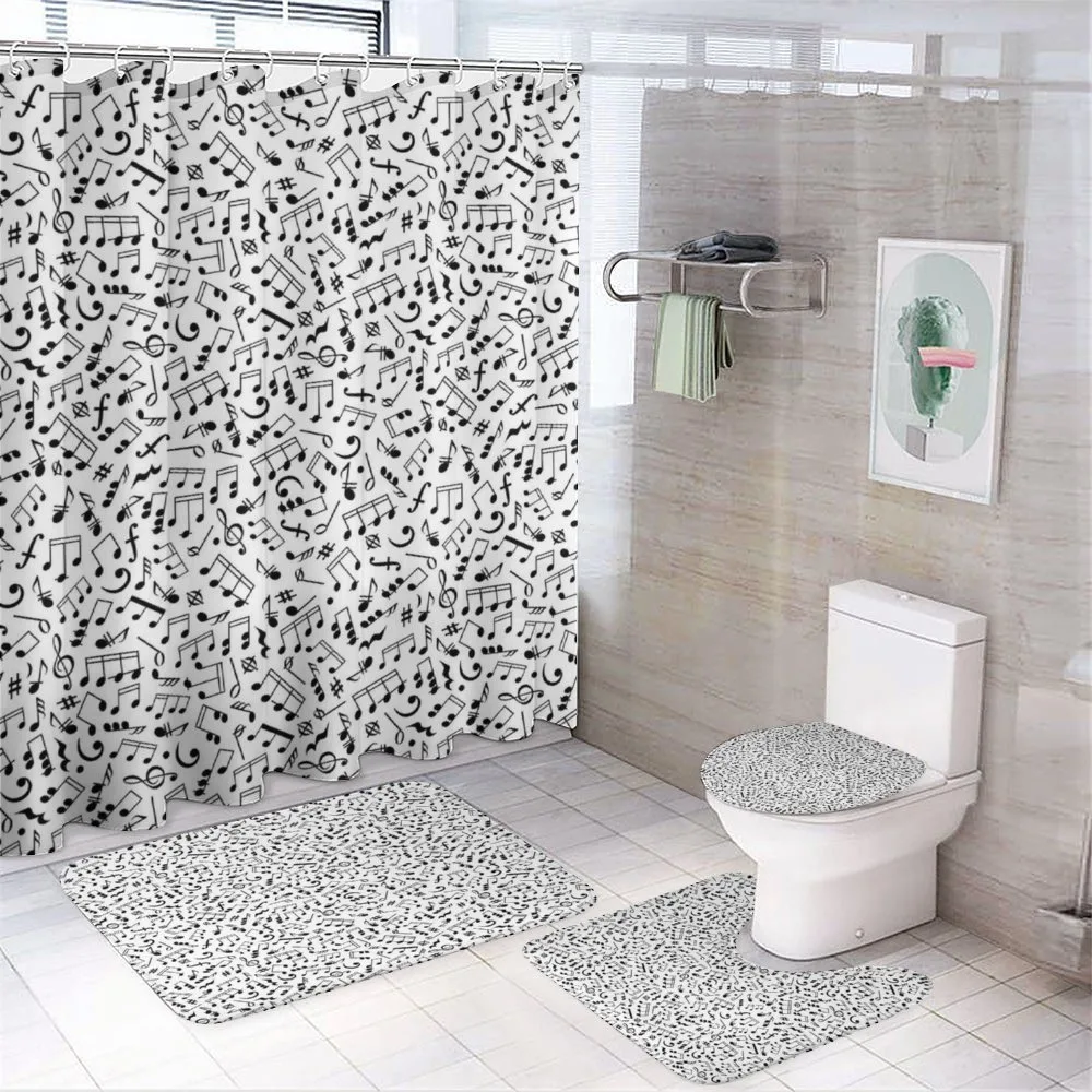 Notes and Chord — 4-Piece Bathroom Set preview