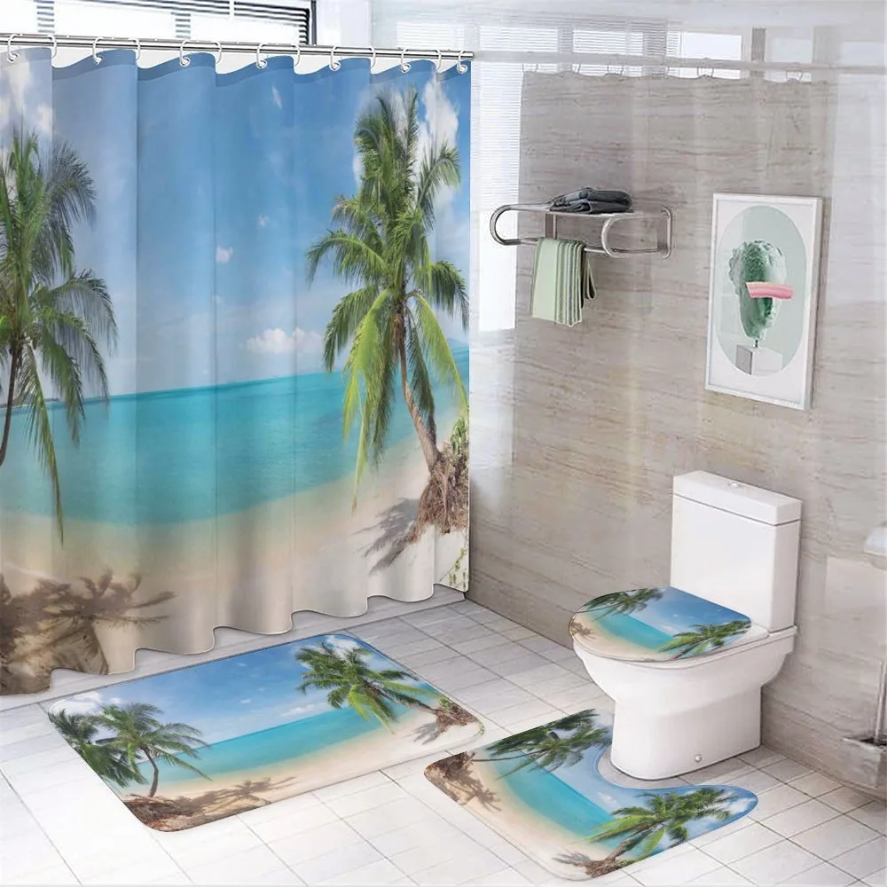Panoramic View Beach — 4-Piece Bathroom Set preview