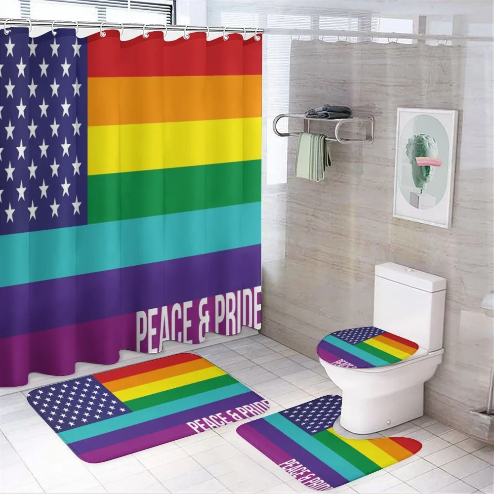 Stars Peace Pride — 4-Piece Bathroom Set preview