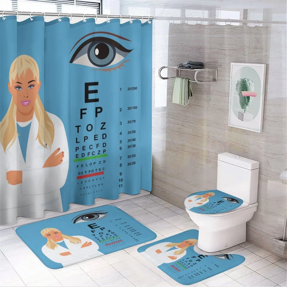 Female Ophthalmologist — 4-Piece Bathroom Set preview