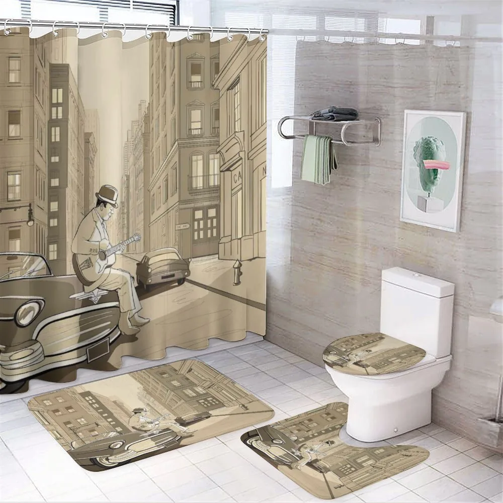 Old Street of New York — 4-Piece Bathroom Set preview