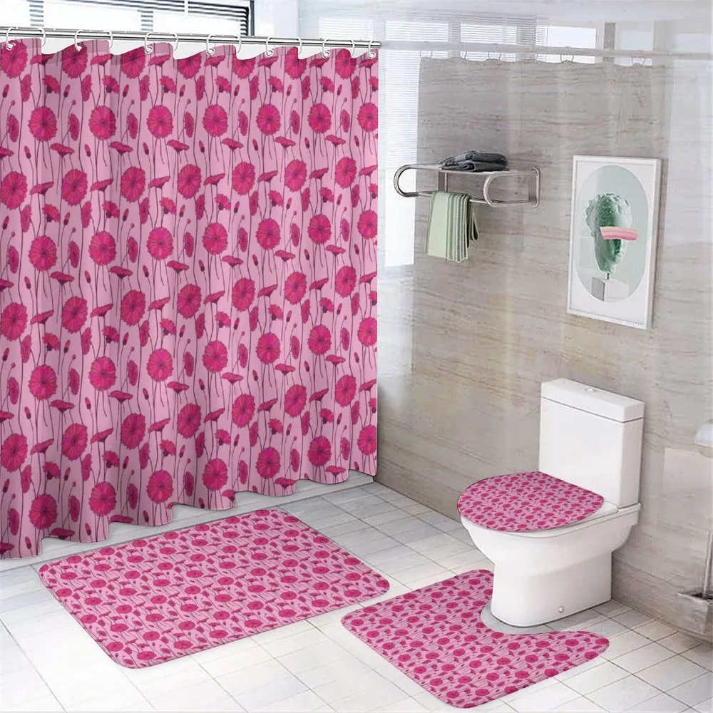 Romantic Botany Elements — 4-Piece Bathroom Set preview