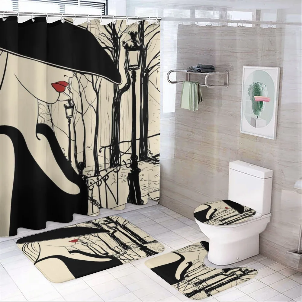European Woman Montmartre — 4-Piece Bathroom Set preview