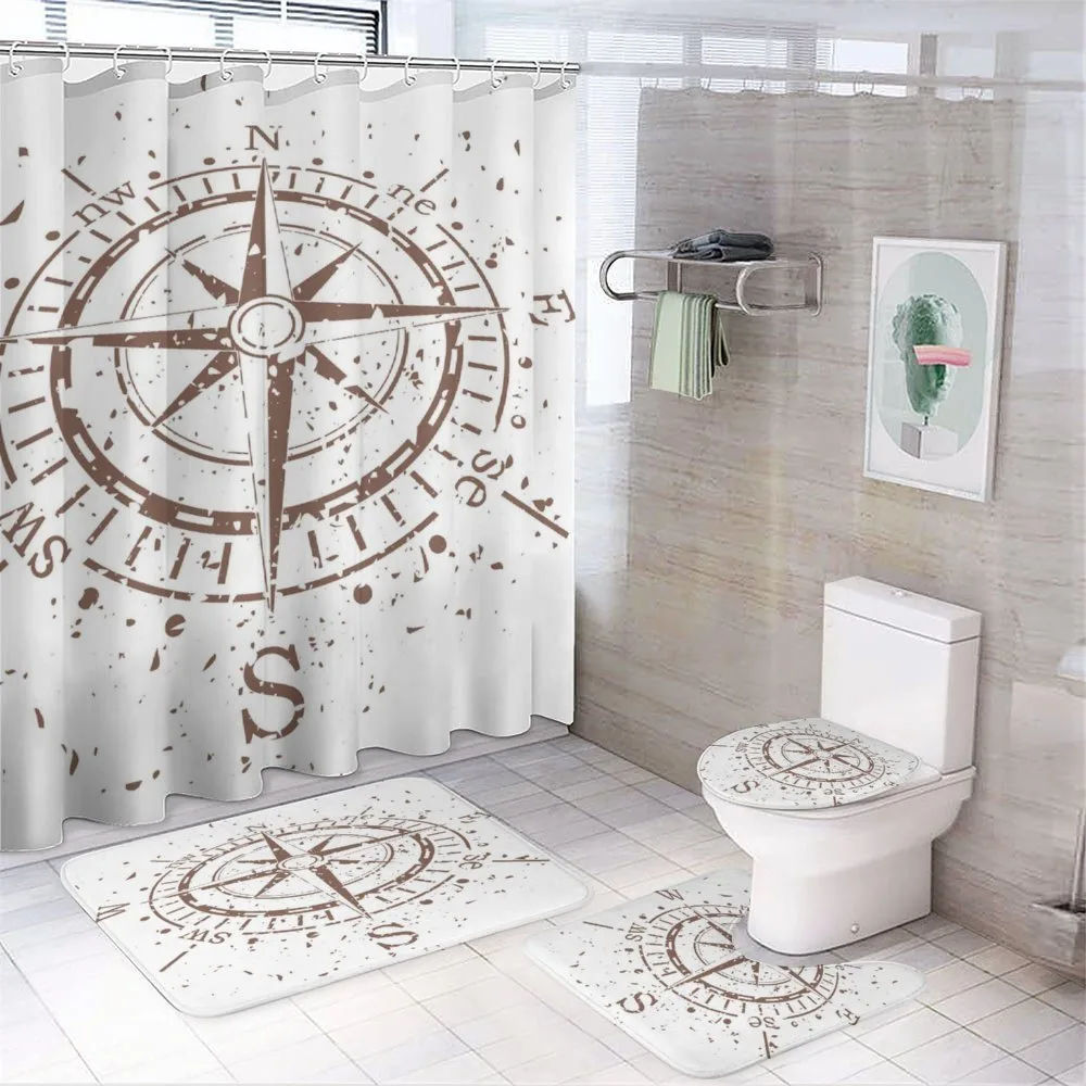 Retro Paint Splashes — 4-Piece Bathroom Set preview