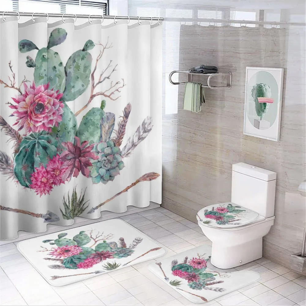 Exotic Bouquet Vintage — 4-Piece Bathroom Set preview