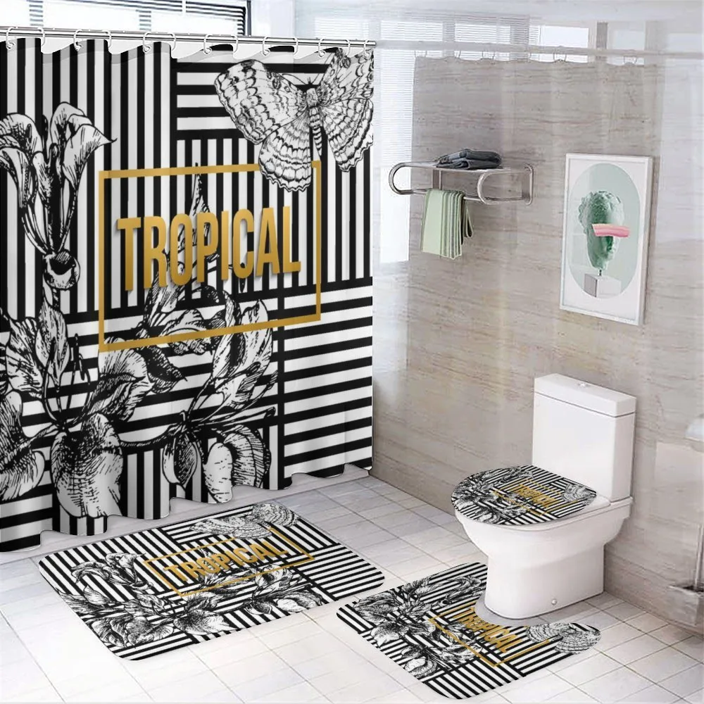 Exotic Petals Butterfly — 4-Piece Bathroom Set preview