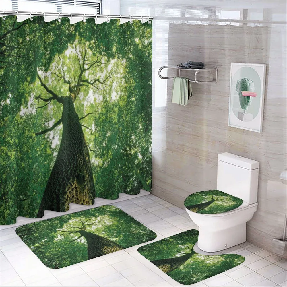 Leaves Tree Branches — 4-Piece Bathroom Set preview