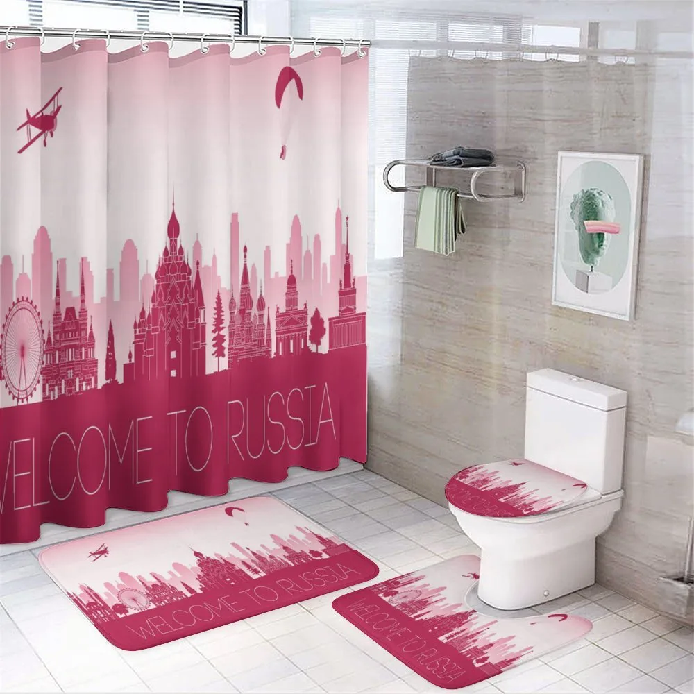 Touristic City Hallmarks — 4-Piece Bathroom Set preview