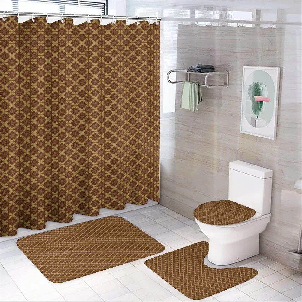 Kawung Simple Marquise Chain — 4-Piece Bathroom Set preview