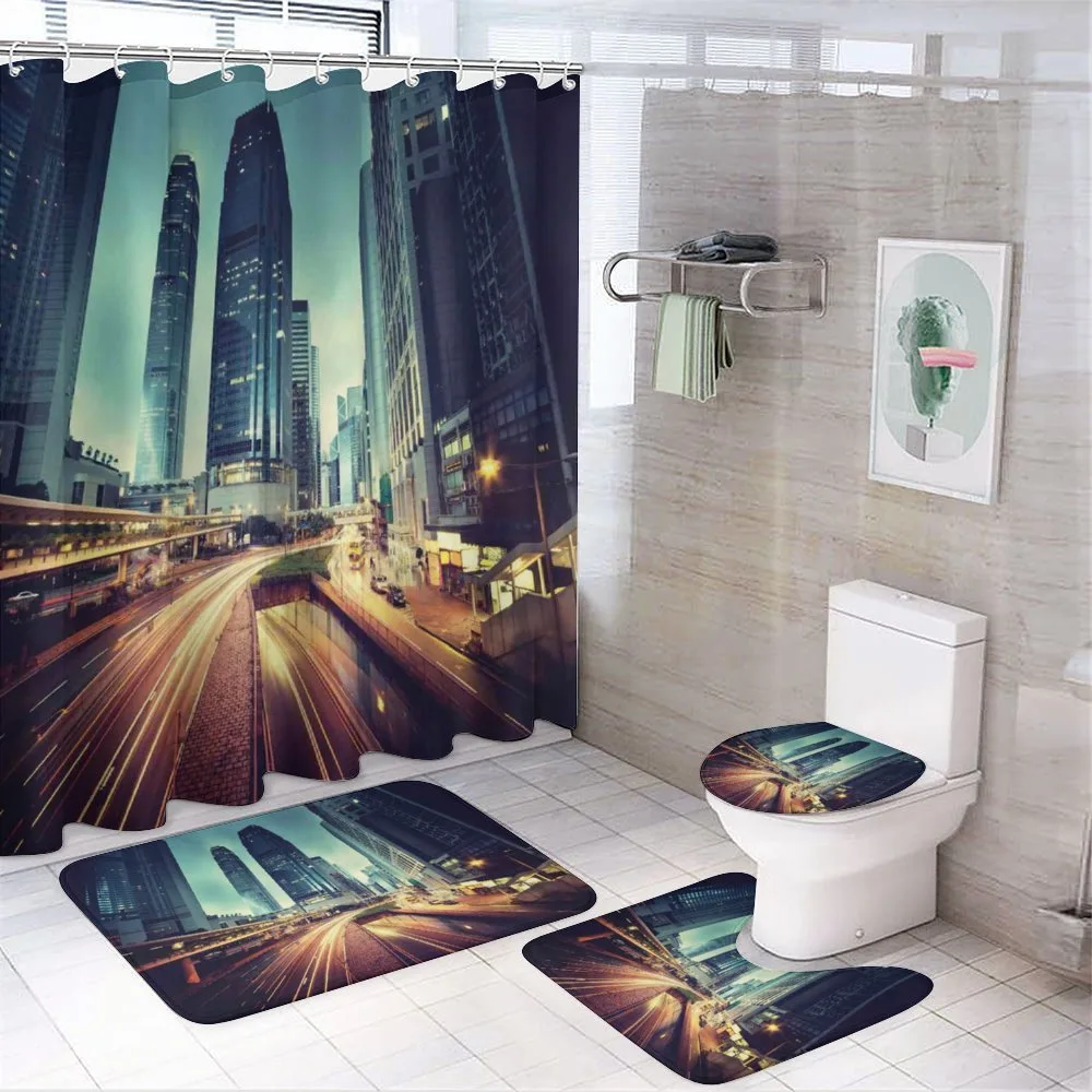 Traffic Hong Kong City — 4-Piece Bathroom Set preview