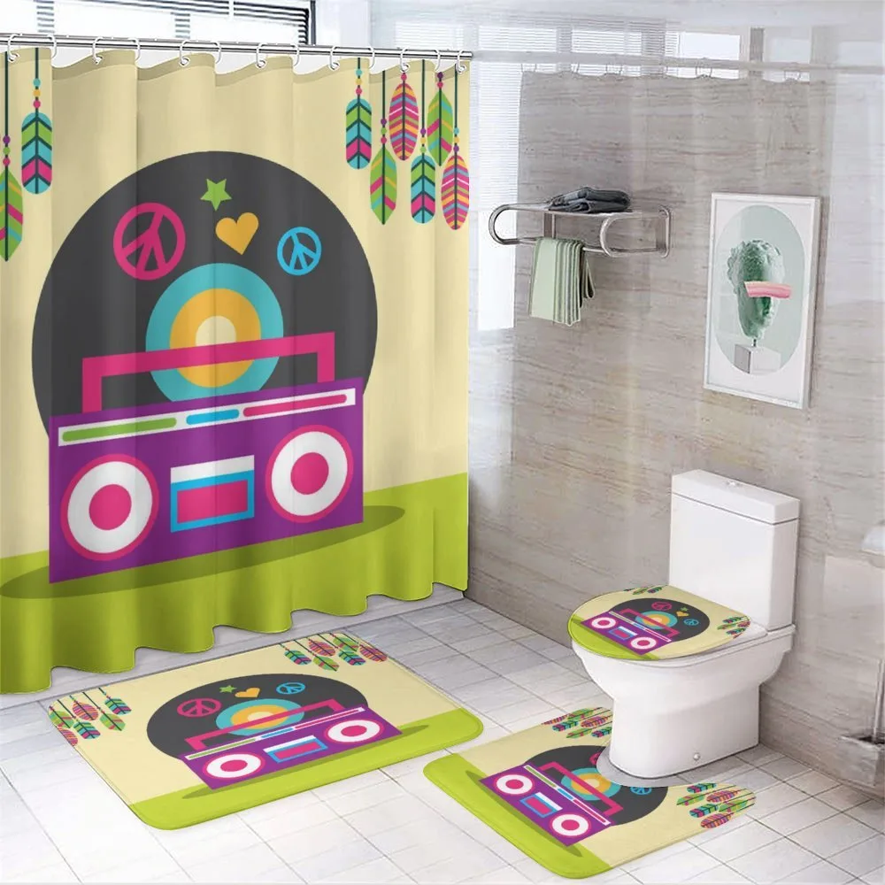 Bohemian Stereo Radio — 4-Piece Bathroom Set preview