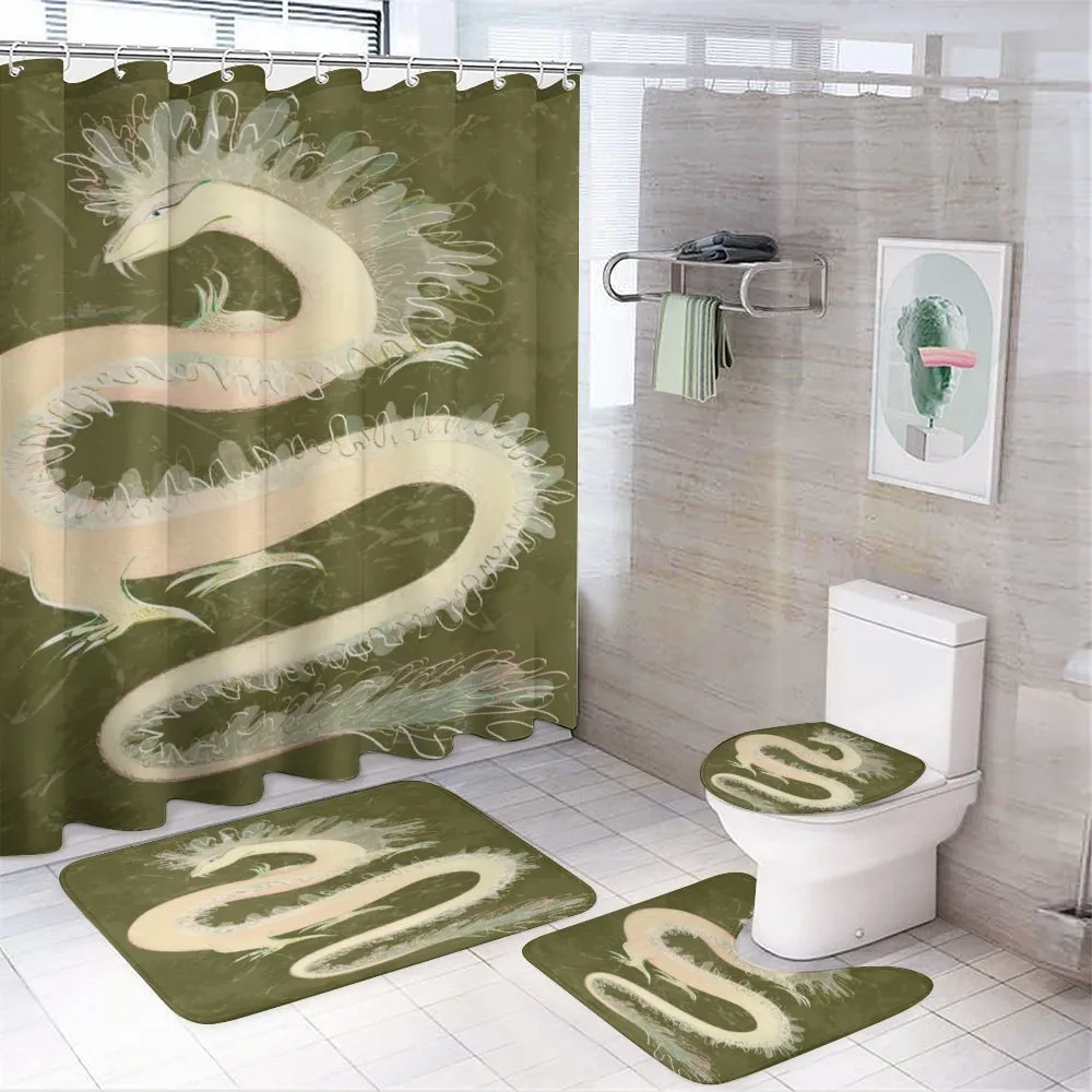 Chinese Dragon Eastern — 4-Piece Bathroom Set preview