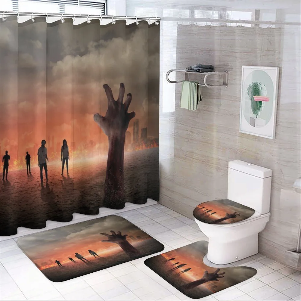 Death Burning City — 4-Piece Bathroom Set preview