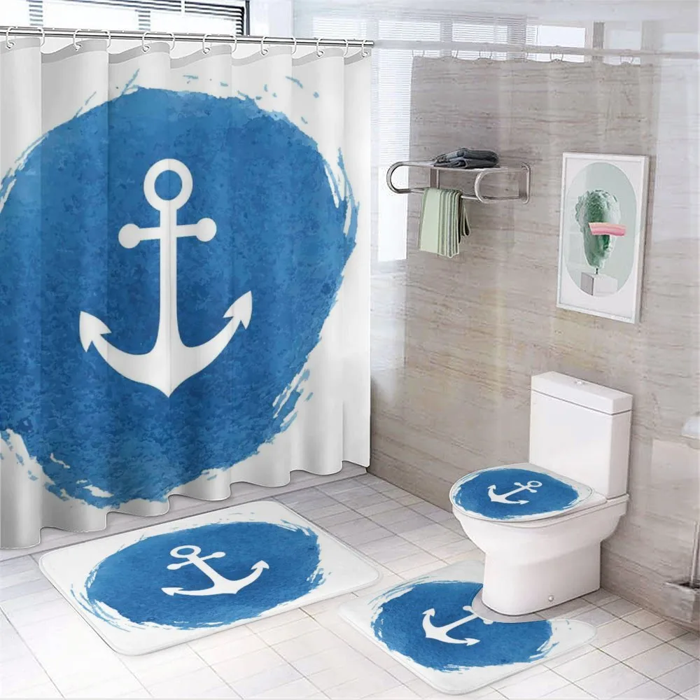 Deep down Calm Sea — 4-Piece Bathroom Set preview