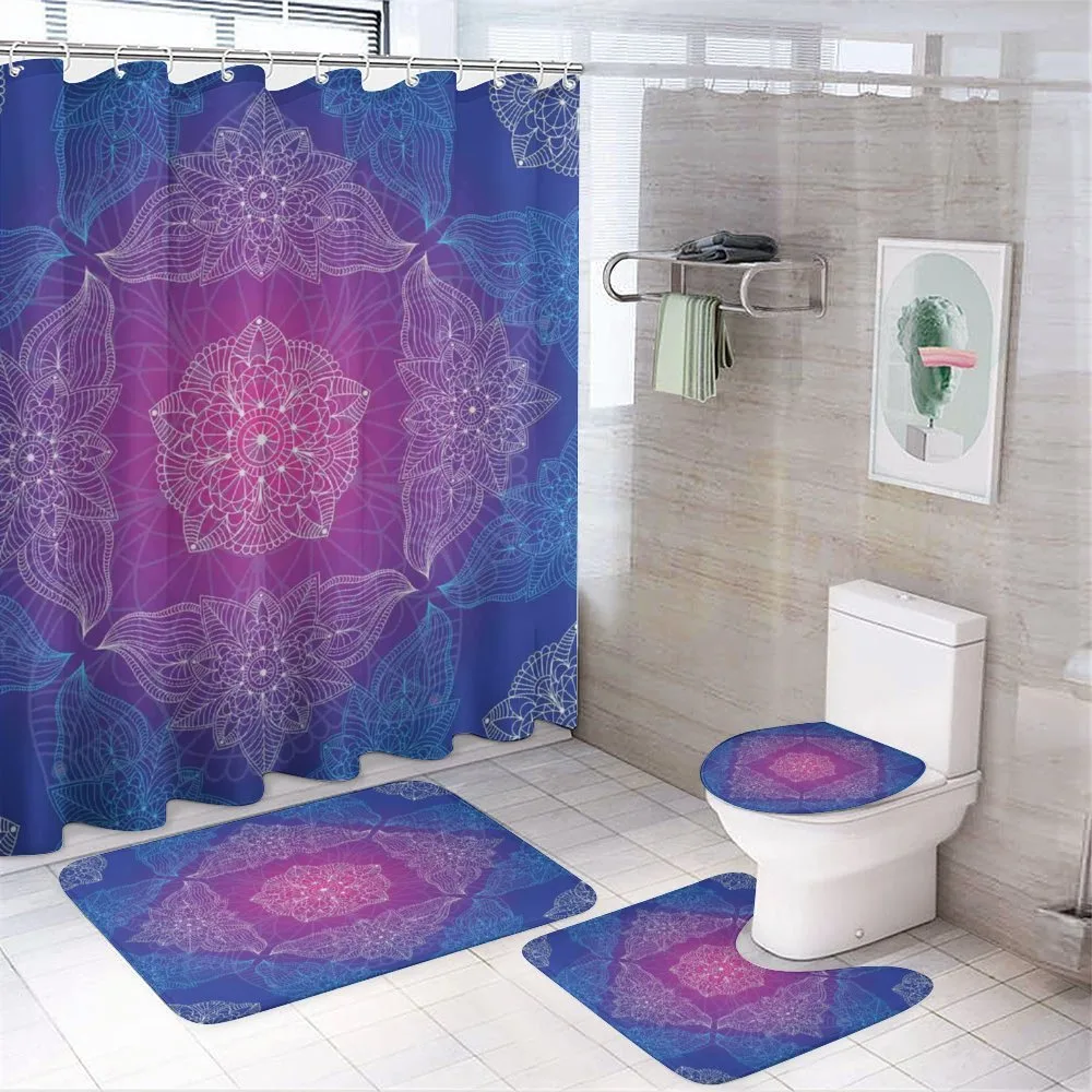 Groovy Motif — 4-Piece Bathroom Set preview