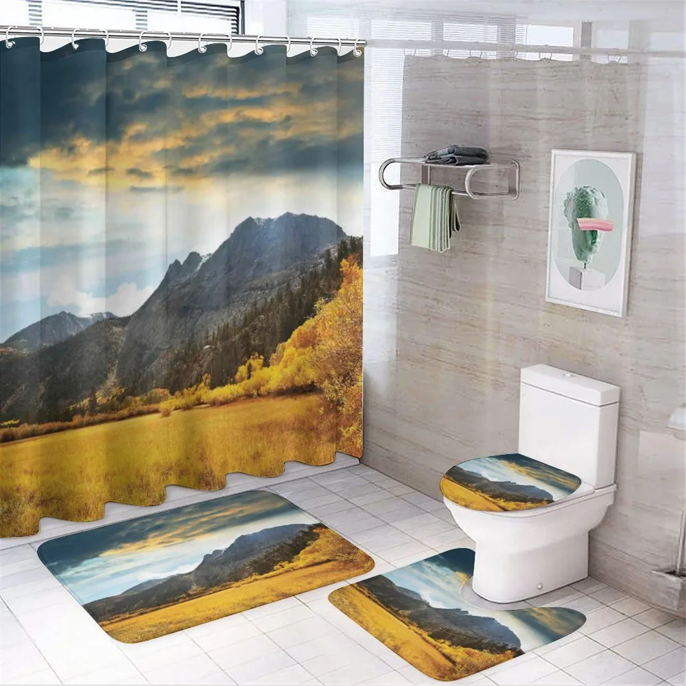 Mountain Grassland Sun — 4-Piece Bathroom Set preview