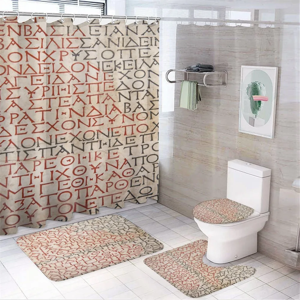 Old Latin Tombstone — 4-Piece Bathroom Set preview
