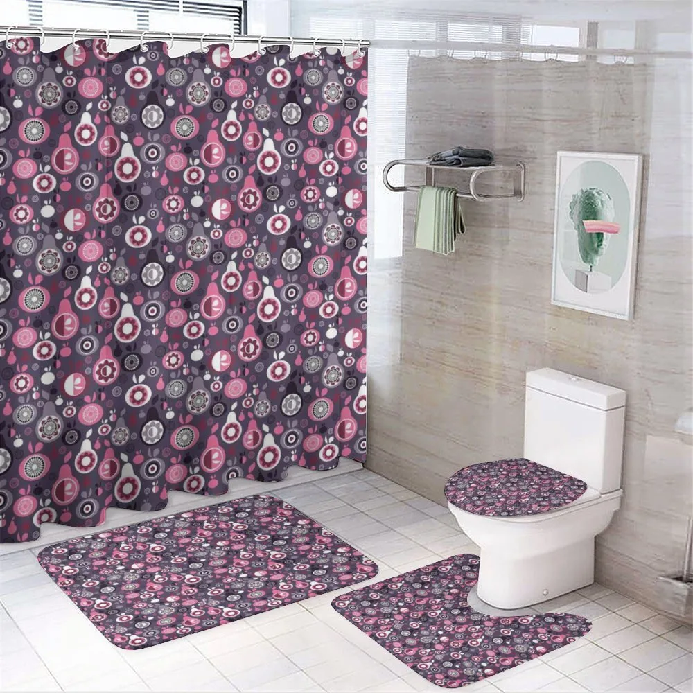 Ornate Pears and Apples — 4-Piece Bathroom Set preview
