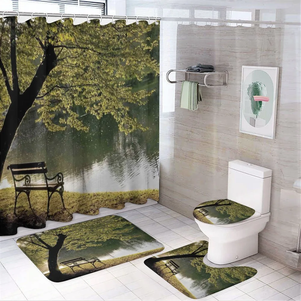 Resting at Riverside — 4-Piece Bathroom Set preview