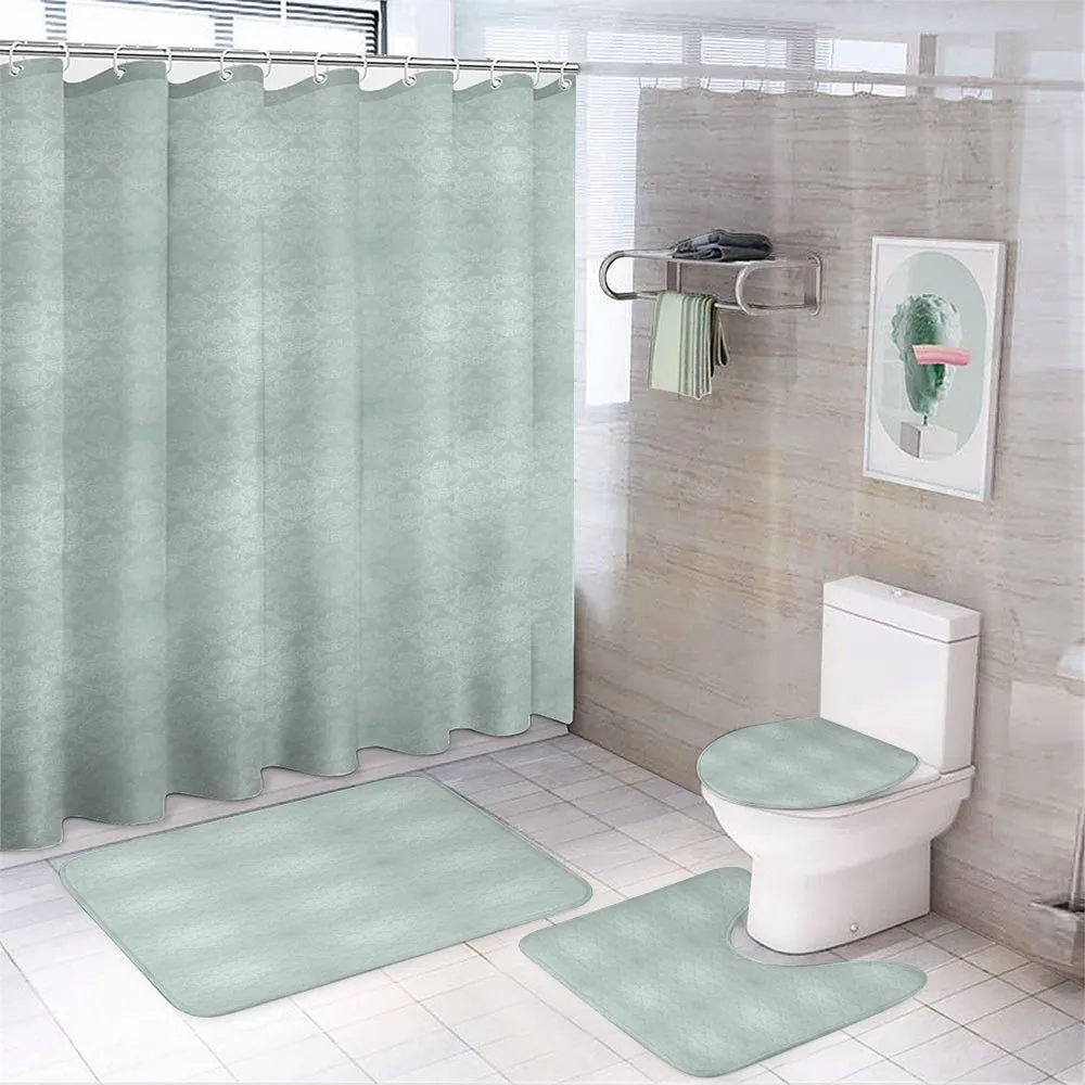 Baroque Foliage Motifs — 4-Piece Bathroom Set preview