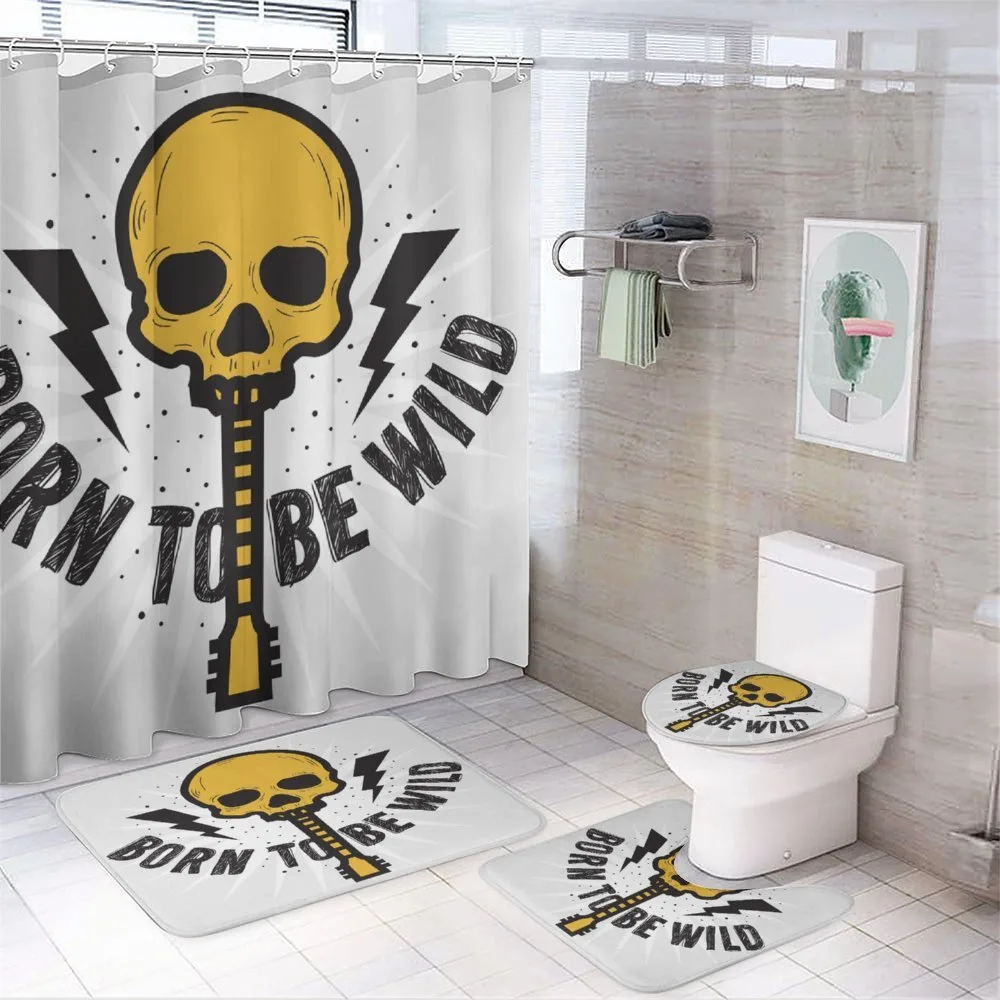 Born to Be Wild Words — 4-Piece Bathroom Set preview