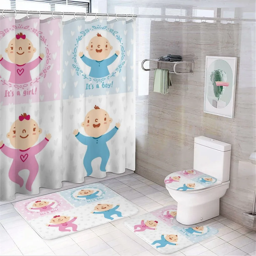 Boy Girl Celebration — 4-Piece Bathroom Set preview