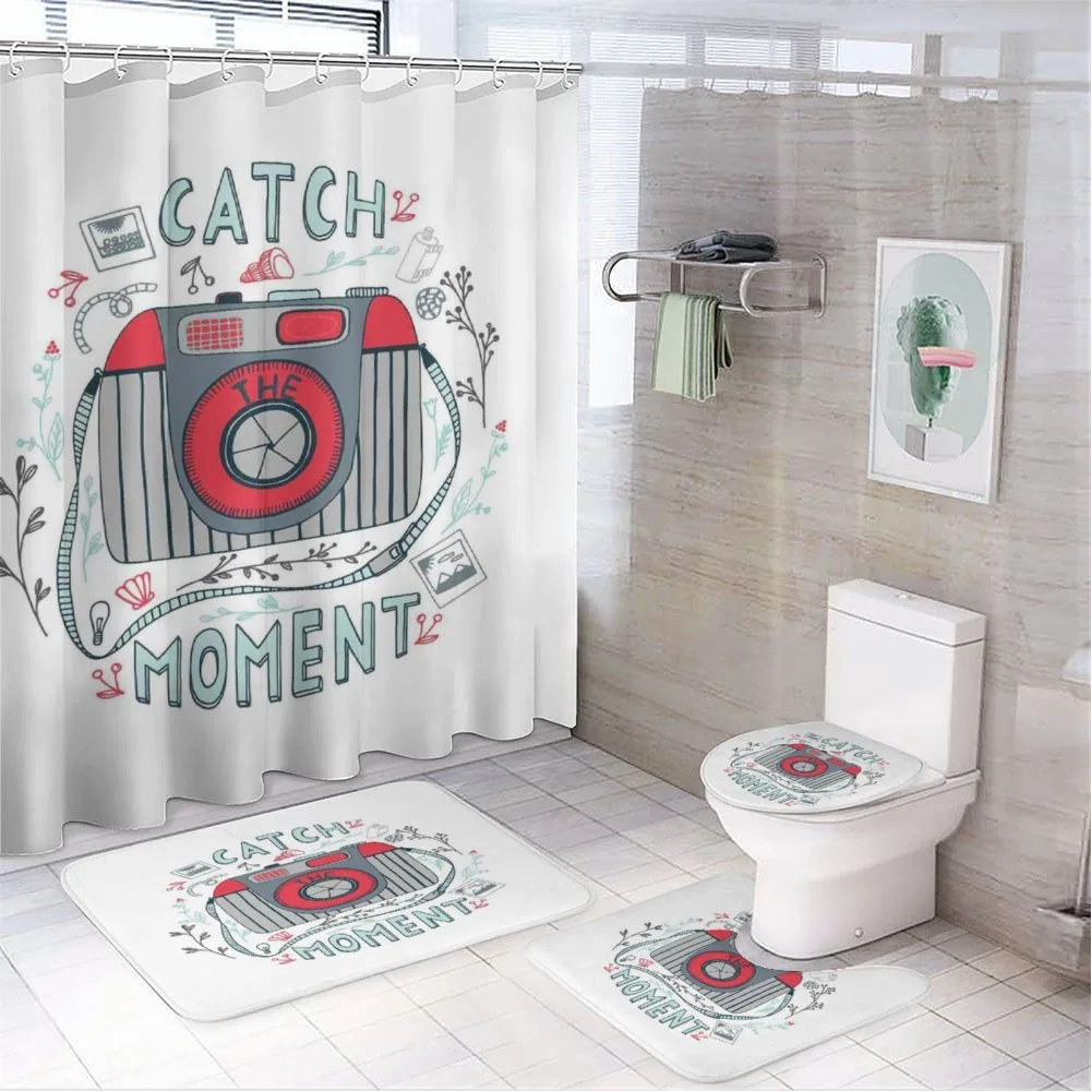 Catch the Moment Calligraphy — 4-Piece Bathroom Set preview
