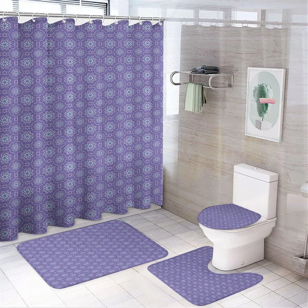 Curlicue and Medallion — 4-Piece Bathroom Set preview