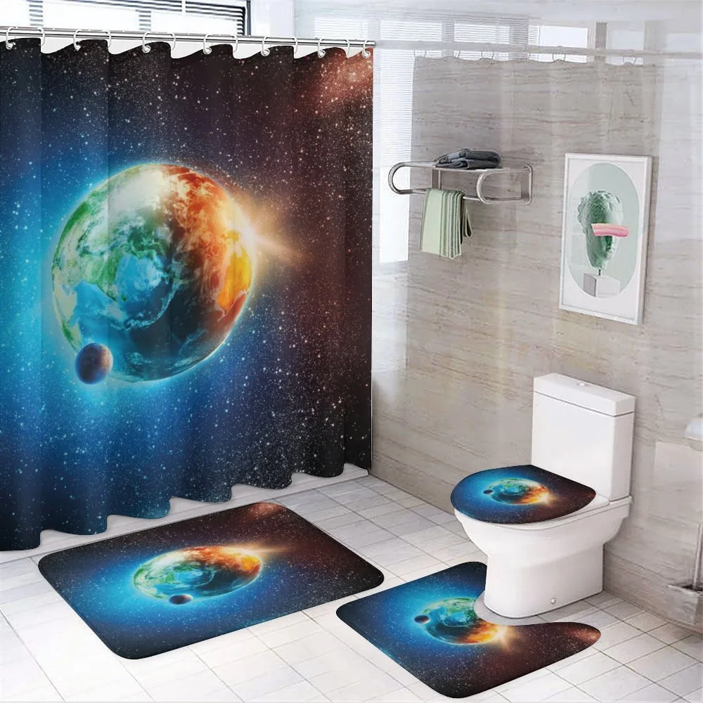 Galaxy Space Stars Astral — 4-Piece Bathroom Set preview