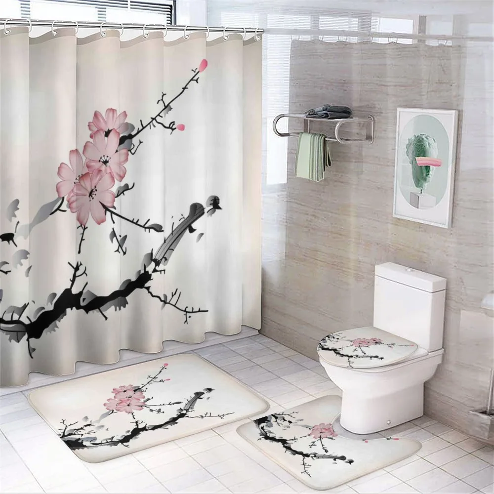 Watercolor Art — 4-Piece Bathroom Set preview