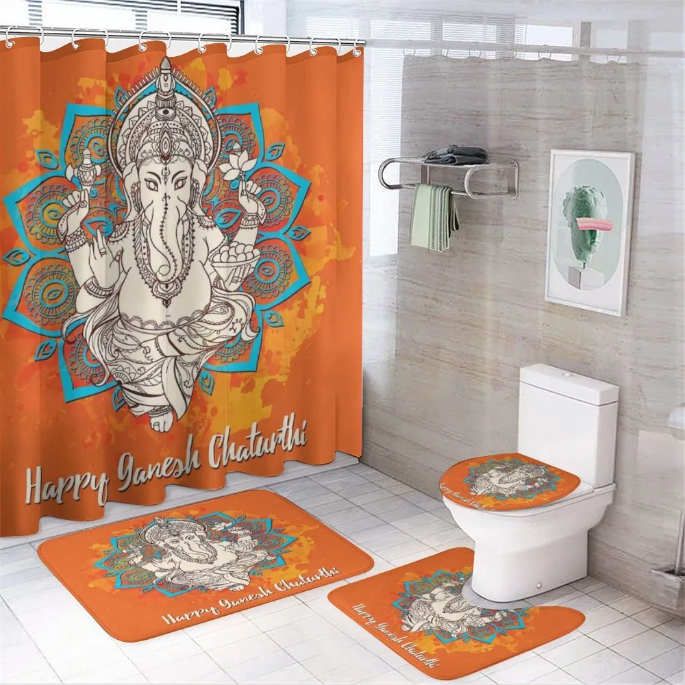 Ancient Ceremonial Holiday — 4-Piece Bathroom Set preview