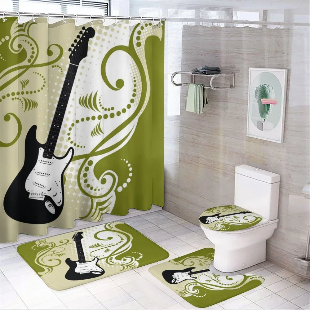 Electric Bass Guitar — 4-Piece Bathroom Set preview